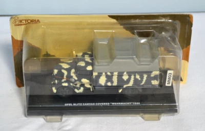 MODELLINO VINTAGE OPEL BLITZ CANVAS COVERED "WEHRMACHT" 1944 SCALA 1:43 - Immagine 1 di 4