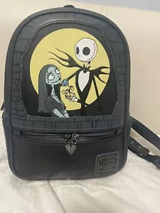 Nightmare Before Christmas Jack and Sally  Disney Loungefly Mini Backpack - Picture 1 of 7