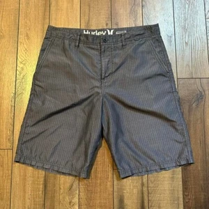 Hurley Rayas Gris Board Shorts Surfer Estilo Talla 36 - Imagen 1 de 7