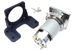 60GA775 DC Motor w/ Gear Reduction Gearbox & Motor Mount 12v400 - Picture 1 of 2