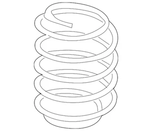 Genuine Volkswagen Coil Spring 5QM-511-121-T - Picture 1 of 2
