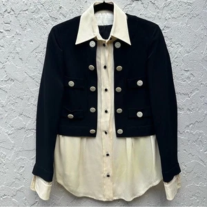 MOSCHINO Cheap And Chic Shirt Damen 10 Jacke Button Down Italy Designer - Bild 1 von 12