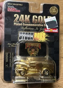Racing Champions 24K Gold Plated 1:64 ~ NASCAR 50th Anniversary 1/9998 Car - Picture 1 of 8