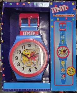 M&M’s Watch Wall Clock - Official Licensed Product - Extremely Rare! - Picture 1 of 5