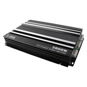 Ultradünner 4-Kanal 4*60 W Hochleistungs Auto Audio Verstärker, Aluminiumlegierung Gehäuse - Bild 1 von 9