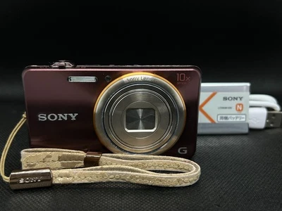 SONY Cyber-shot DSC-WX100 Brown 18.2 MP Compact Digital Camera Multilingual - Image 1 of 4