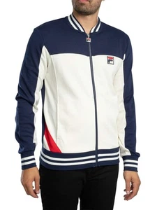 Fila Men's Oceana Panelled Track Jacket, Blue - Picture 1 of 5