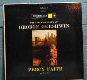 PERCY FAITH & ORCHESTRA THE COLUMBIA ALBUM GEORGE GERSHWIN VOL 1 VINYL FREE SHIP - Picture 1 of 5