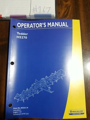New Holland H5270 Tedder Operators Manual - Image 1 of 2