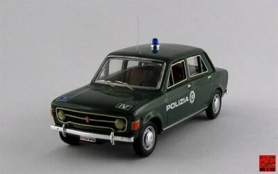  FIAT 128 - 4 PORTE - 1969 POLIZIA 1/43 RIO4182 Made in Italy - Immagine 1 di 2