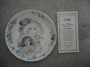 CATHY Dear to My Heart Numbered Hamilton Collector Plate by Jan Hagara - Picture 1 of 2