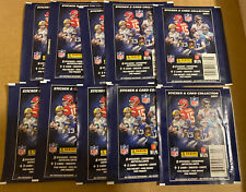 Panini - 2021 NFL, Sticker And Card, NEW/SEALED, 10 Packs