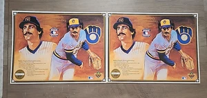 [x2] MLB 1992 UD HEROES OF BASEBALL- Rollie Fingers Hall-Of-Fame - Ltd. Ed. /32k - Picture 1 of 3