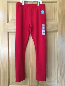 NWT Carter's Cozy Fleece Leggings Girls Red 3T,7,10,12,14 - Picture 1 of 1