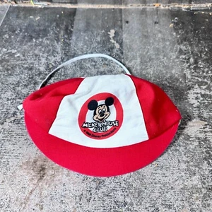 Disney Mickey Mouse Club Vintage Niño Sombrero Rojo Blanco (Para Niño Pequeño) Niño Pequeño? - Imagen 1 de 8
