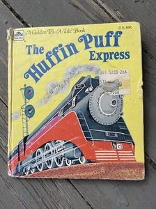 1974 The Huffin Puff Express Golden Tell A Tale Book Vintage Literature - Picture 1 of 13