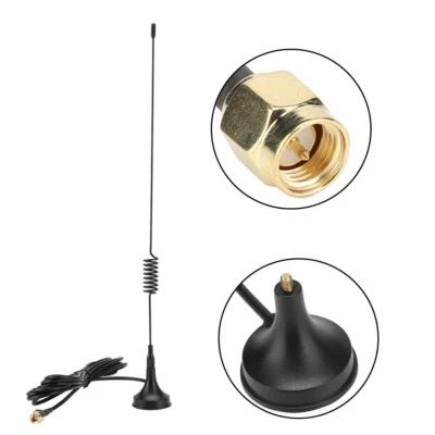 Antenna maschio SMA con base magnetica, antenna per ventosa esterna GSM 2G/3G/4G - Immagine 1 di 4