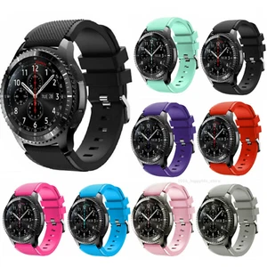 New 22MM Silicone Bracelet Strap Replacement Watch Band For Garmin Vivoactive 4 - Picture 1 of 43