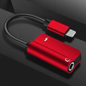 2 In 1 Audio Splitter Adapter Headphone Jack Adapter & Charger For IPhone