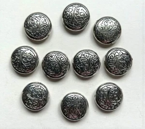10 x 25mm METALIZED COATED ACRYLIC BEADS DECORATIVE JEWELLERY MAKING CRAFTS - Picture 1 of 1