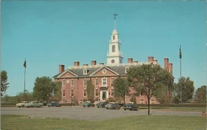Dover Delaware New State House autos DE 1950s postcard F763 - Picture 1 of 2