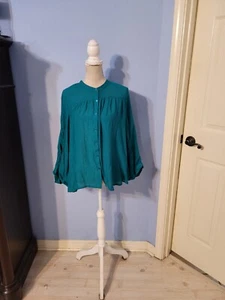 Camicetta Cato Xlarge donna verde kimono - Foto 1 di 8