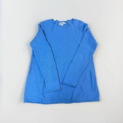 Vineyard Vines Waffle Knit Thermal Long Sleeve Crewneck Sweater Blue | Men’s S - Image 1 of 4