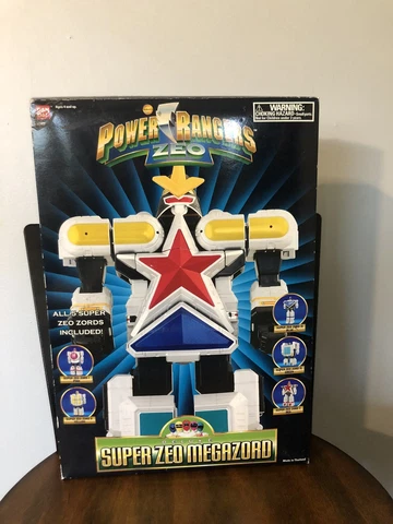Power Rangers ZEO Deluxe SUPER ZEO MEGAZORD With Box  Complete Cover