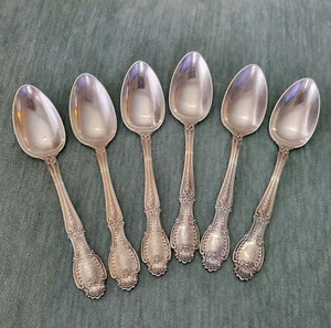 Tiffany & Co. SET 6 cucchiai antichi argento sterling motivo Richelieu 230 grammi - Foto 1 di 12