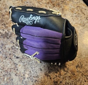 Rawlings Youth Baseball Glove Playmaker Series PM11BPUR 11 Inch Purple Black - Picture 1 of 4