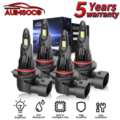 Para Chevrolet Astro 1995-2005 9005+9006 Bombillas LED haz alto/bajo 72000LM Foto 1 de 4