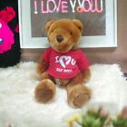 Velvete By Greek I Love You Ole Miss 9" Plush Bear Stuffed Animal Red Shirt GUC