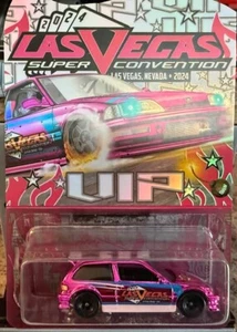 2024 Las Vegas Super Con Exclusive Hot Wheels Honda EF Civic VIP Limited Edition - Picture 1 of 9