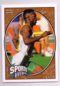 2008 UD Football Heroes - Sports Heroes Michael Johnson #246 Bronze #'d 15/75 - Picture 1 of 3