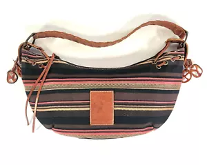 Boots 'N Bags Southwestern Aztec Print Leather Shoulder Purse - Picture 1 of 6