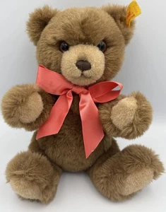 STEIFF Knopf, Teddy, 012419, Plush, Vintage, Ear Button Jointed - Picture 1 of 16