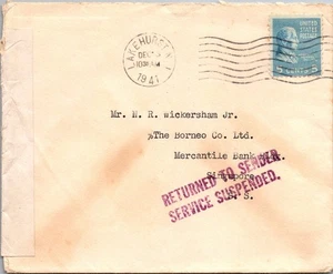 Goldpath: cubierta de Estados Unidos 1941 Lake Hurst, NJ.5C, EXAMINADO CV879_P19 - Imagen 1 de 2