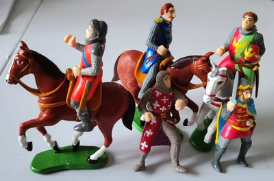 Lot 7 Figurines Cavaliers IMG ATLAS - Photo 1/4