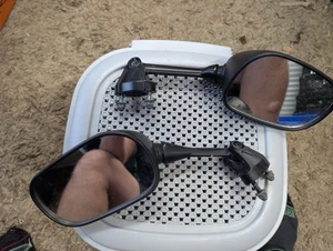 2007-2008 Kawasaki ZX6R Mirrors PAIR P7F P8F #G100 - Picture 1 of 14