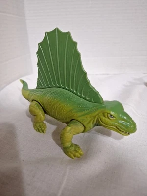 De colección Playskool DEFINITELY DINOSAURIOS Verde Dimetrodon Sailback 1987 Foto 1 de 4