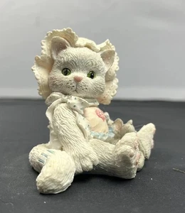 Enesco Calico Kittens ‘Love’s Special Delivery’ Cat Figurine 1992 - Picture 1 of 8