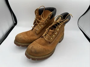 Timberland Boots Men Sz 11 Tan Leather Primaloft 400 Gram Insulation Vibram Work - Picture 1 of 15