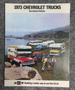 1973 Chevrolet Trucks Recreational Vehicles Brochure Vintage Advertising Catalog - Picture 1 of 5