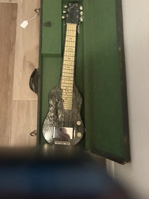 Magnatone Lap Steel Guitar C.1951 Green MOTS Pearloid - Image 1 of 4