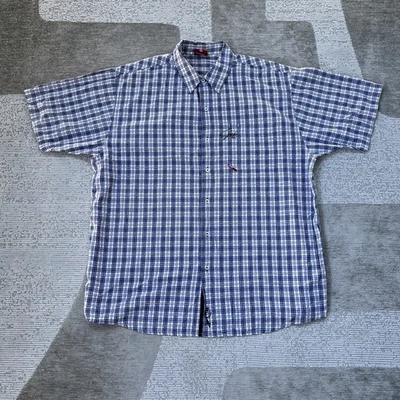 Shady Ltd Shirt Mens 2XL Blue Vintage Button Up Y2K Rap Marshall Mathers Eminem - Image 1 of 4