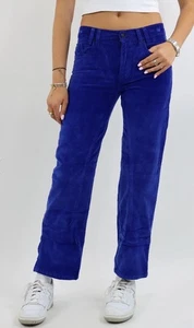 Free People Risk Taker High Rise Straight blaue Cordhose Gr. 24 WE THE FREE - Bild 1 von 12