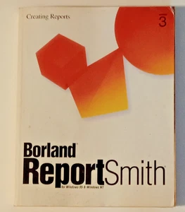 Borland ReportSmith Creating Reports Windows 95 & NT version 3 paperback - Picture 1 of 15