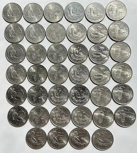 2009 Roll Assorted All 6 Territories P And D Mint Circulated Info Below (B236) - Picture 1 of 2