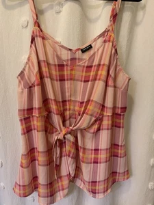 Torrid Tanktop Sommer kariert passt Größe 10/12 A Torrid Größe 0 - Bild 1 von 10