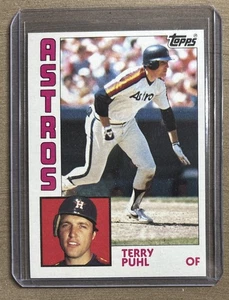 Terry Puhl 1984 Topps BASEBALL CARD#383 ASTROS NRMT - Picture 1 of 2